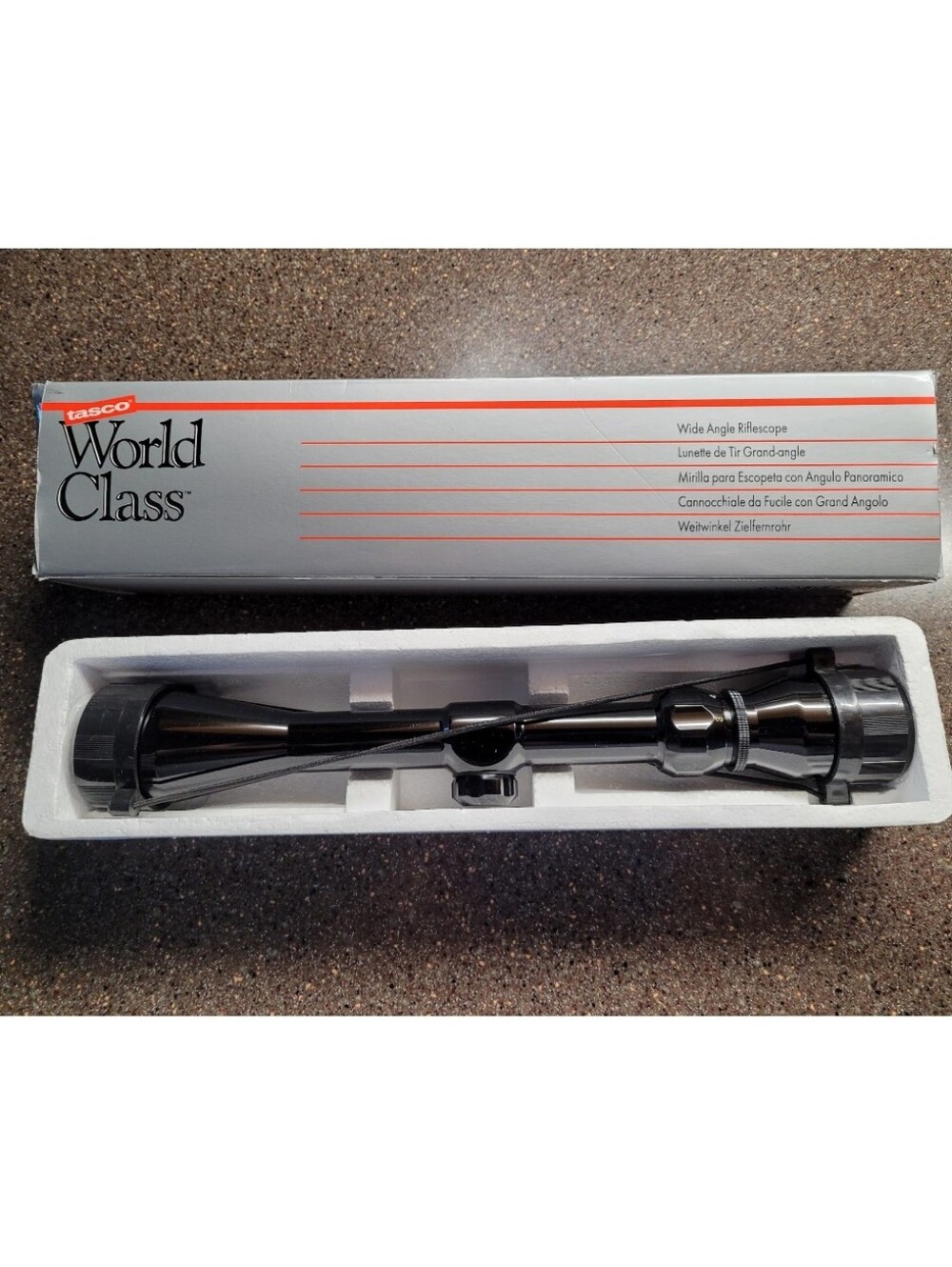 NEW In Box Tasco World Class 3-9X40mm 30/30 Reticle Rifle Scope WA39X40N 1999